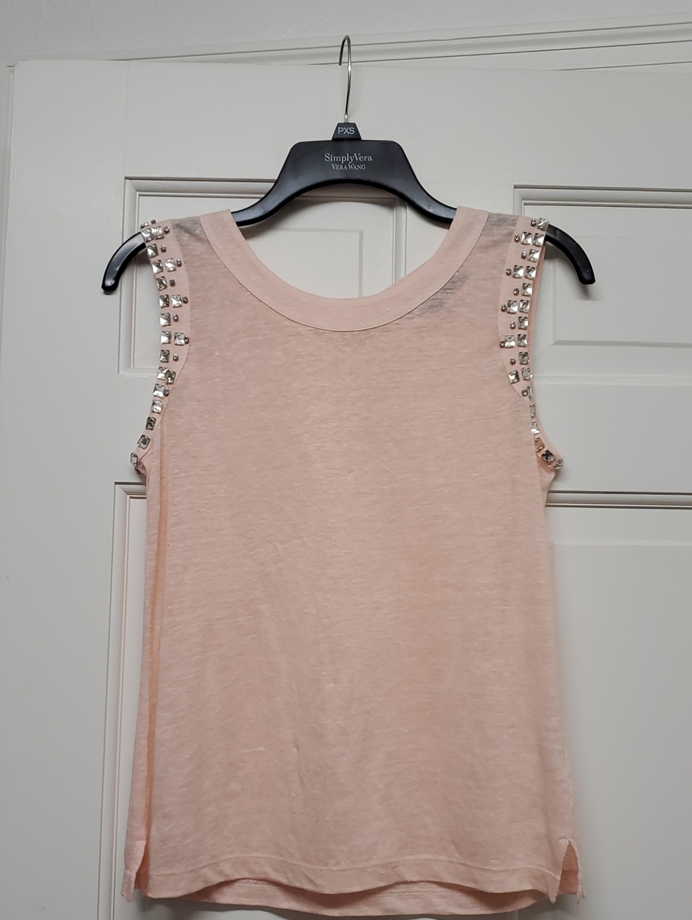 GENERATION LOVE Blush Pink Studded Tank